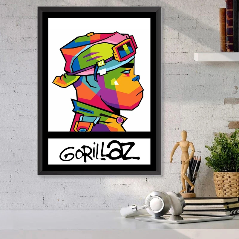 Gorillaz Posters Artwork Music Band Rock Rap Demon Days 2-D Singer
