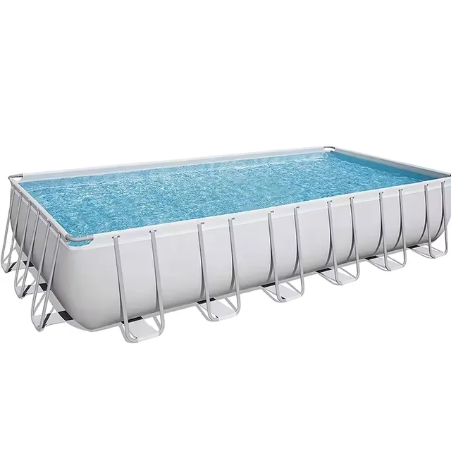 Piscine gonflable hors sol en PVC plastique portable, grande taille, pour enfants et adultes 1