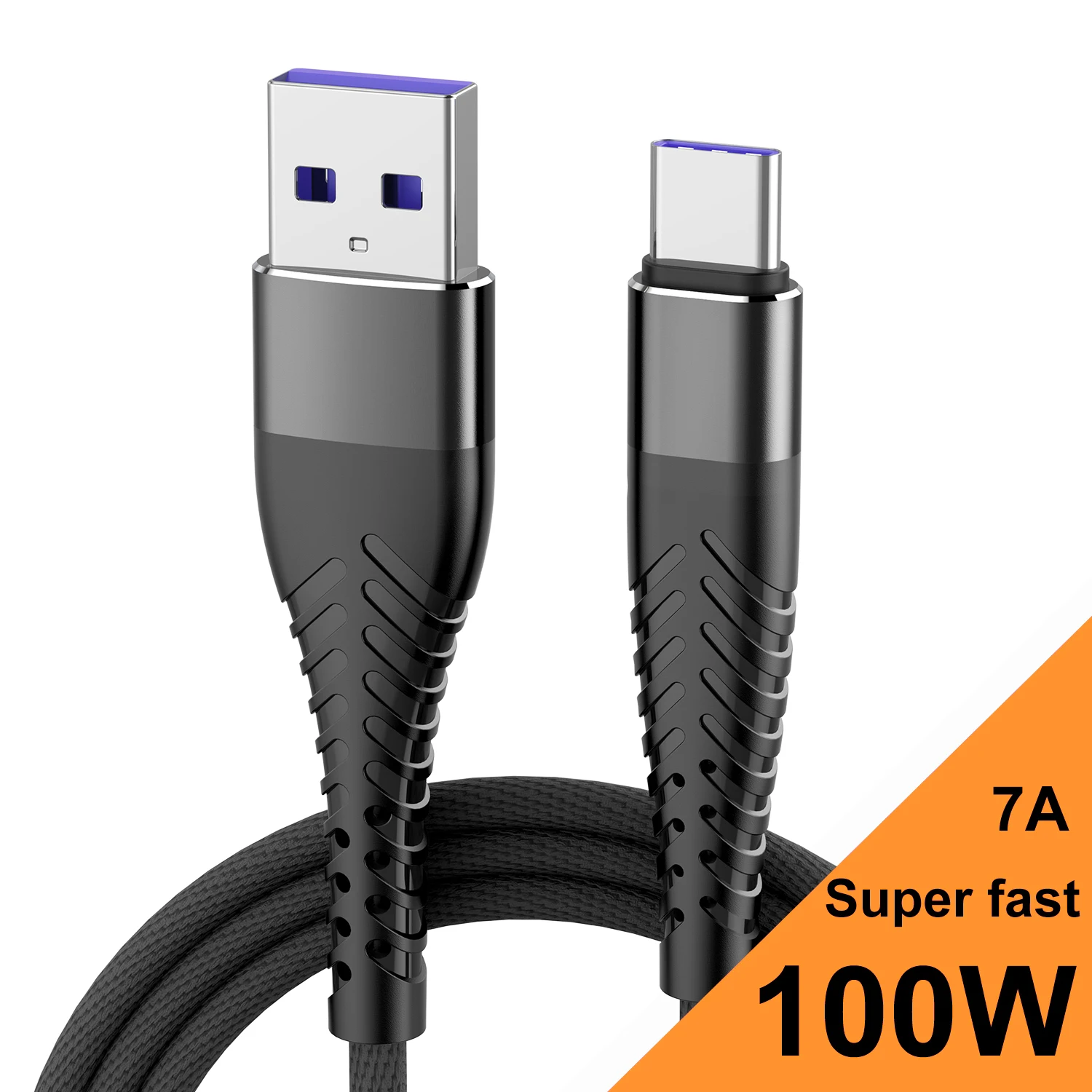 ตัวเลือกสินค้า สายชาร์จ USB Type-C เร็วแรง 100W สำหรับมือถือและแท็บเล็ต
