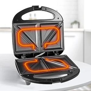  OSTBA Sandwich Maker 3-in-1 Waffle Iron, 750W Panini Press  Grill with 3 Detachable Non-stick Plates, LED Indicator Lights, Cool Touch  Handle, Easy to Clean: Home & Kitchen