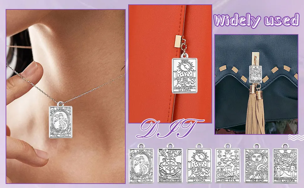 tarot card charms