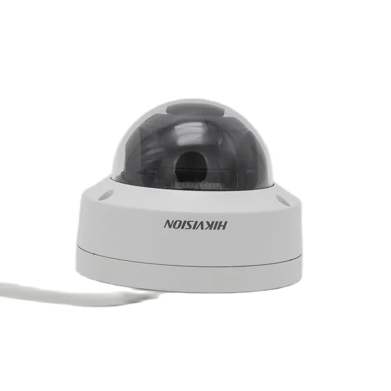 Hikvision AcuSense 야외 파손 돔 IP 카메라, POE IR 30m 내장 마이크, AcuSense IK10 파손 방지 돔 네트워크 카메라, 4K 8MP