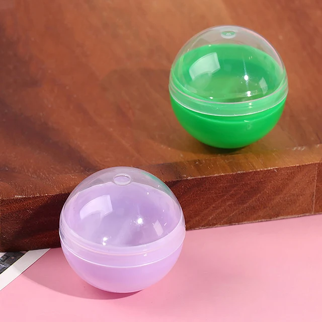 50PCS Mini 32MM Clear Transparency Plastic Capsule Toy Surprise Ball Tiny Container Making Things Model Toy Party Favor In Stock 3