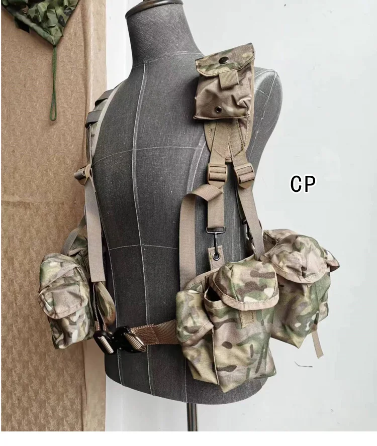 Russian Green Ruin Tactical Vest Multifunctional Molle System