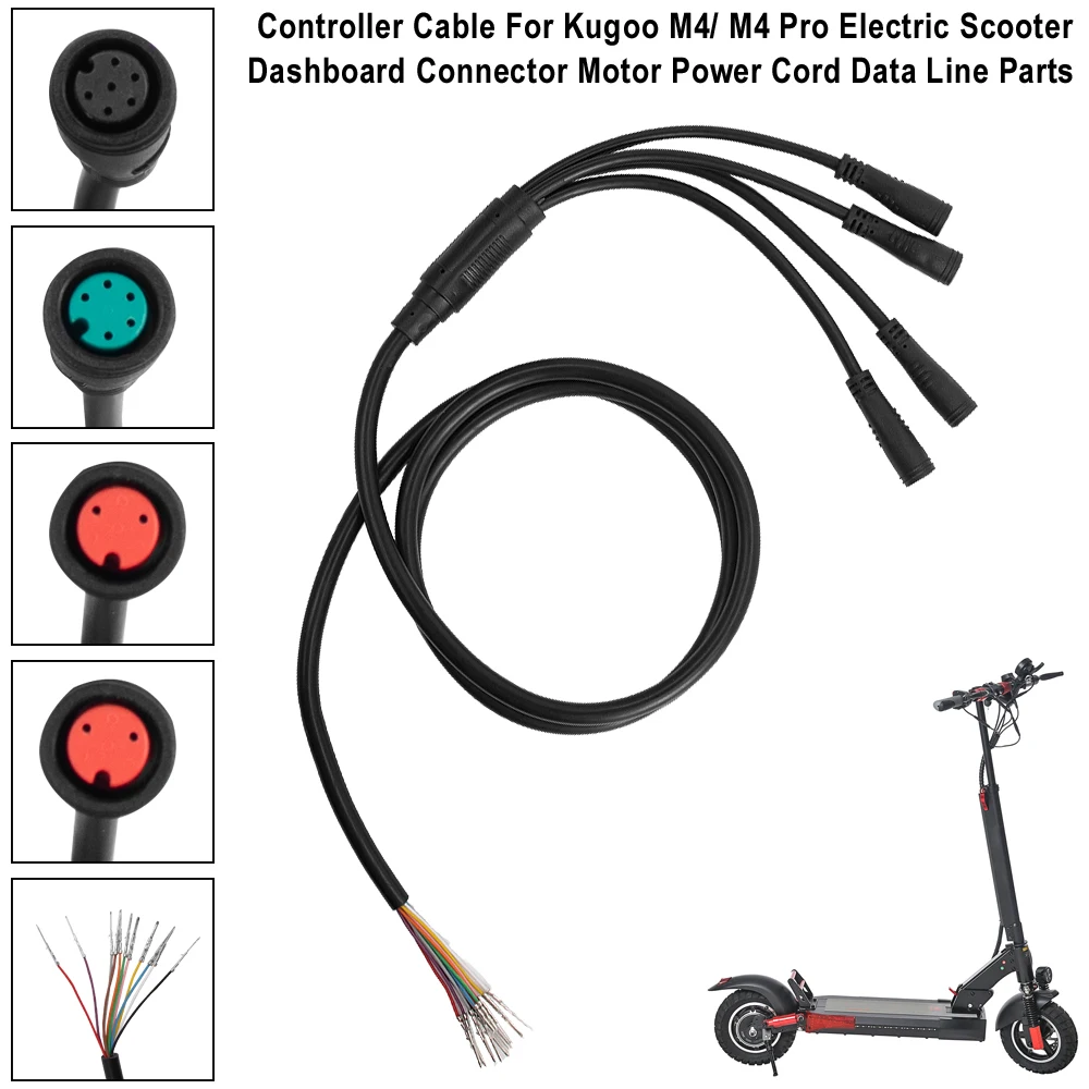 Câble D'Affichage Pour Scooter Électrique Kugoo Et TF100 - Connexion 5 Ou 6 Broches - Pour Tableau De Bord Et Affichage