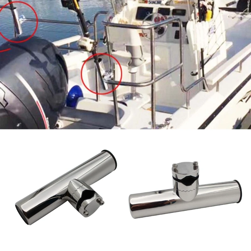

Fishing Rod Holder 316 Stainless Steel For Marine Boat 19mm-25mm/22mm-32mm Rail
