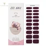 16/18/20Tips French Gel Nail Strips Patch Sliders Adhesive Waterproof Long Lasting Full Cover Gel Nail Stcikers UV Lamp Need 5
