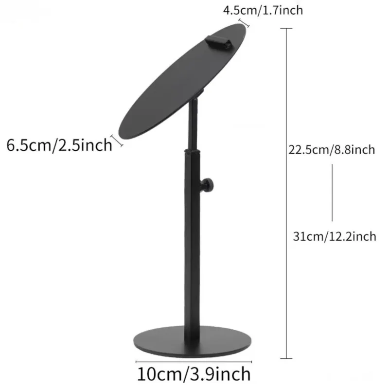 1PCS Black Stainless Steel Shoes Riser Holder Display Rack Bracket For Shelf Table Desk Top Organizer Storage Exhition