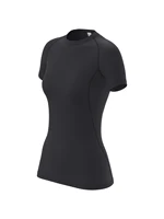 Chemise de compression pour femmes, T-shirt de sport à manches courtes, yoga, course à pied, entraînement de gymnastique d'été, T-shirt extensible à séchage rapide, vêtements 2