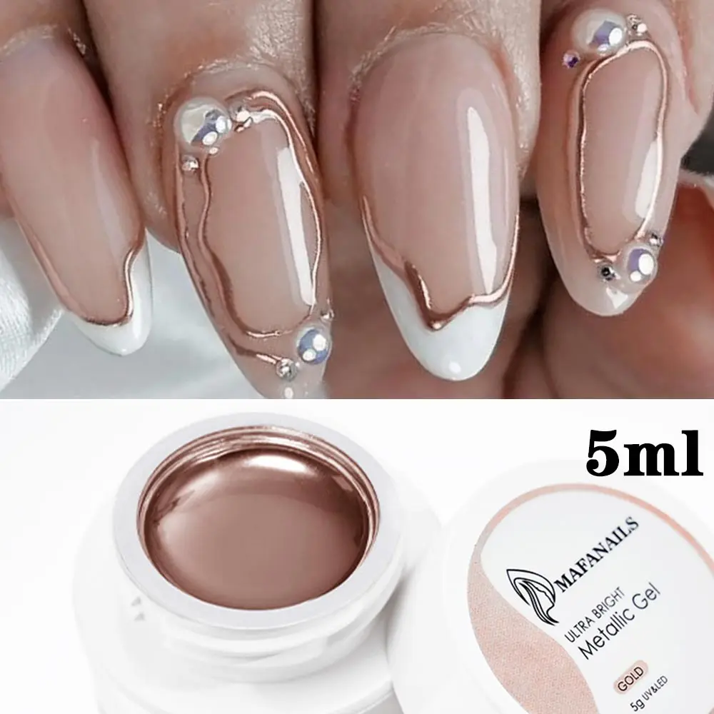 Radiant Metallic Mirror Gel Nail Polish Collection