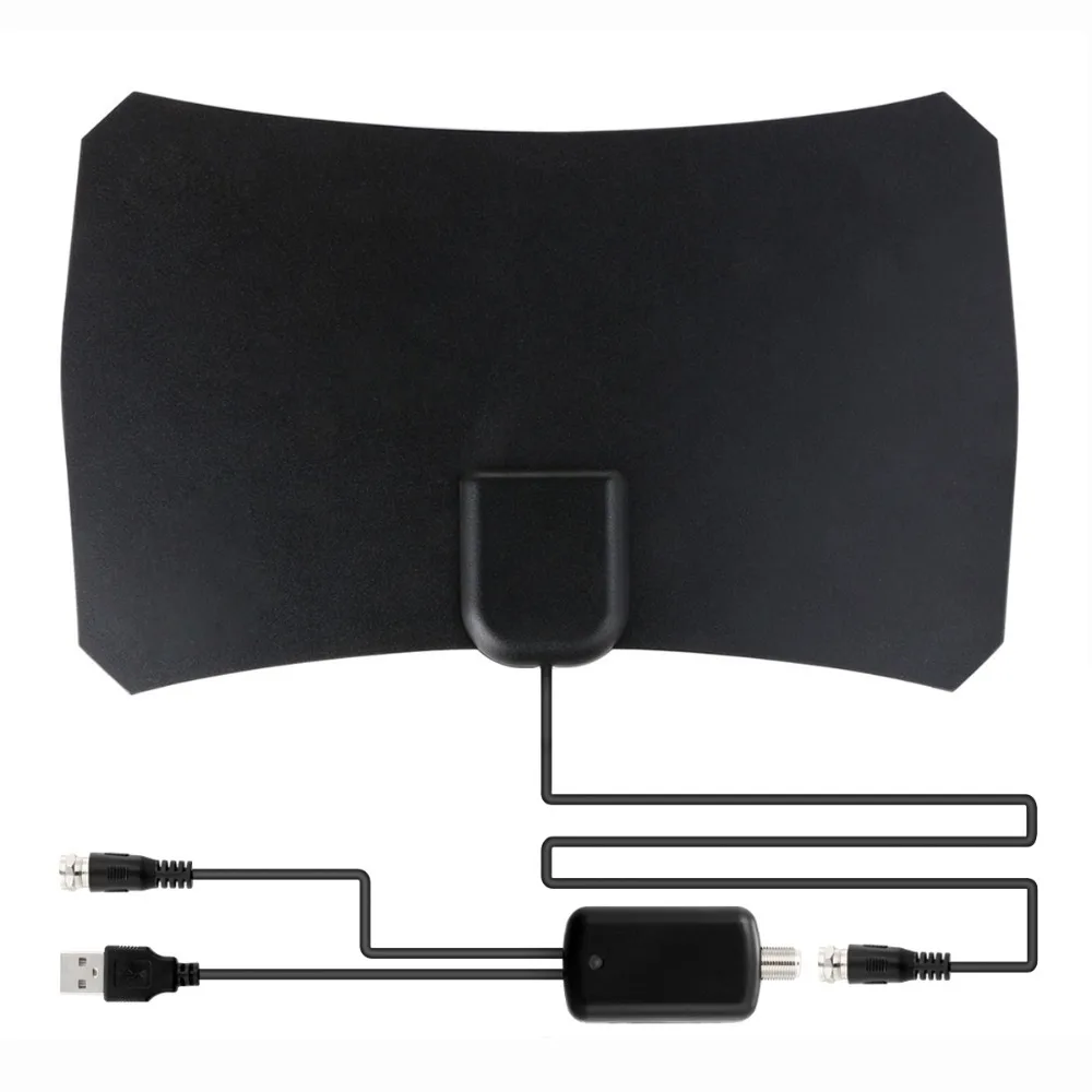 

Digital TV Antenna Hd Tv Dtv Box Digitale Tv Antenne 75 Miles Range Actieve Indoor 4K Antenne Hd Platte Ontwerp