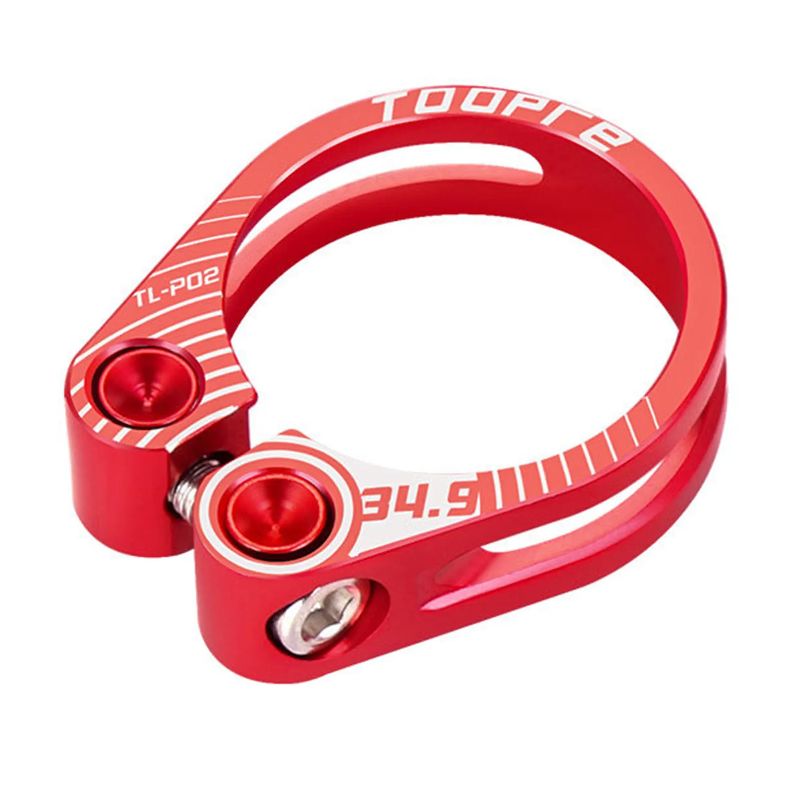 Aluminiumlegierung Rennrad Sattelklemme Schnellspanner Klemme Radfahren Sattelrohr Clip für die meisten Fahrräder Rennräder 31,8 mm 34,9 mm – Detail 8