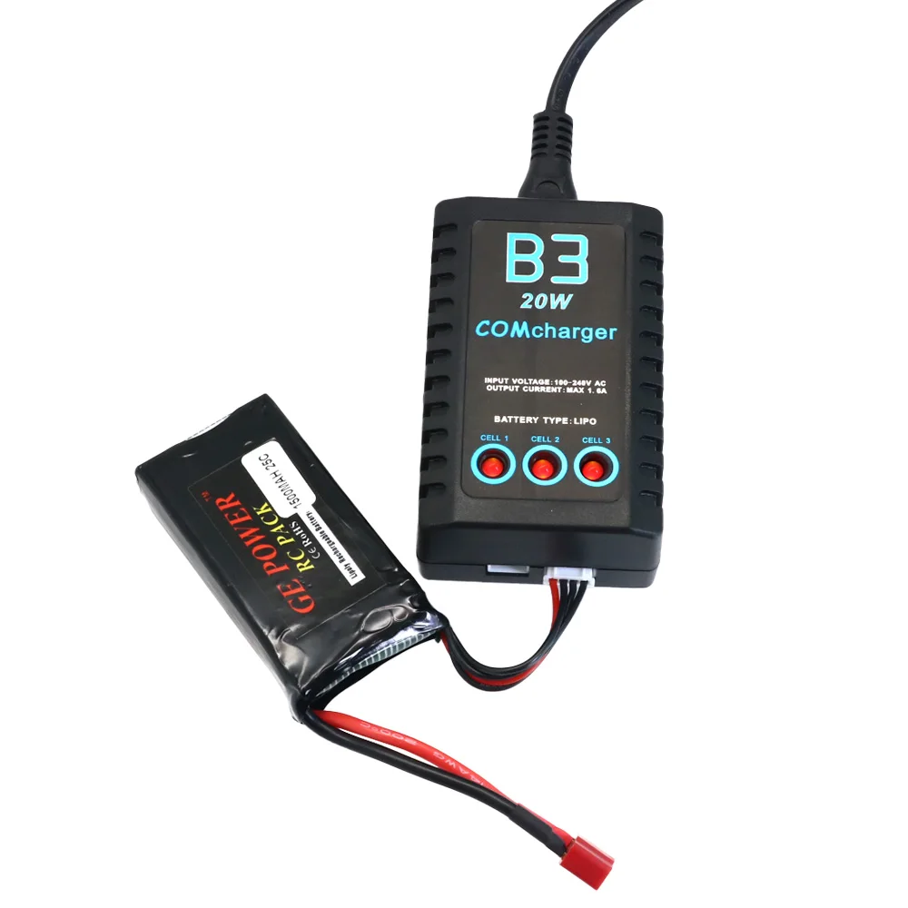 ComCharger Imax B3 Compact Portable Battery Balance Charger, 20W 1.6A