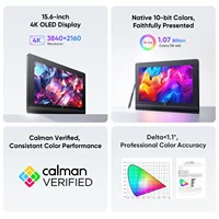 XPPen 15.6 inch Artist Ultra 16 OLED 4K Touch-screen Drawing Graphic Tablet Monitor Display 16K Pen Pressure for Win mac Android - Image 2
