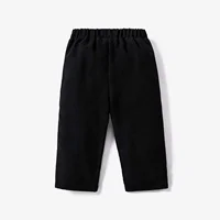 PatPat Baby Boy Solid Corduroy Straight Fit Pants Suitable for Summer Season Soft and Comfortable Suitable for Summer Season 4