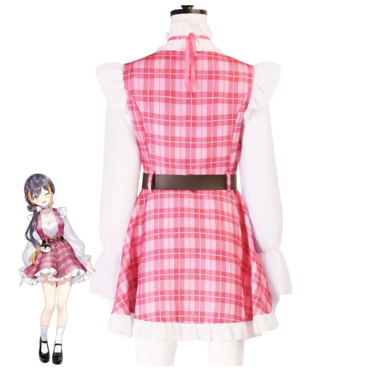 VTuber: NIJISANJI Petra Gurin | Pink VTuber Cosplay Costume 39 NIJISANJI EN OBSYDIA Petra Gurin VTuber Cosplay Costume for Women (Unofficial)