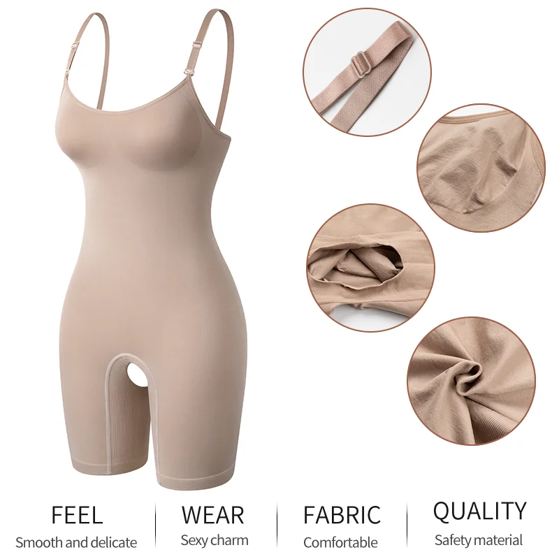Seamless Women Bodysuit Butt Lifter Shapewear Waist Trainer Shaper Tummy Control Chest Enhancing Corrective Underwear Corset