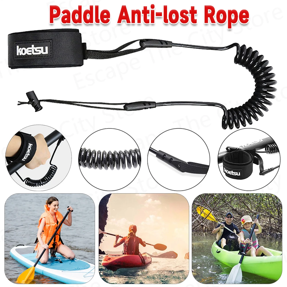

TPU Anti-lost Rope Portable Kayak Surfboard Tied Paddle Rope Practical Surfboard Tied Paddle Rope Accessories For Paddleboards