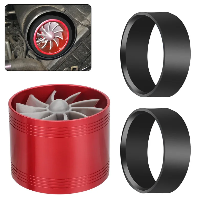 Araba Türbin Süperşarj Cihazı Turbo Yenileme Araç Hava Giriş Turbonatörü Tek Fanlı Süperşarj Yakıt Tasarruf Kiti Oto Yedek Parça