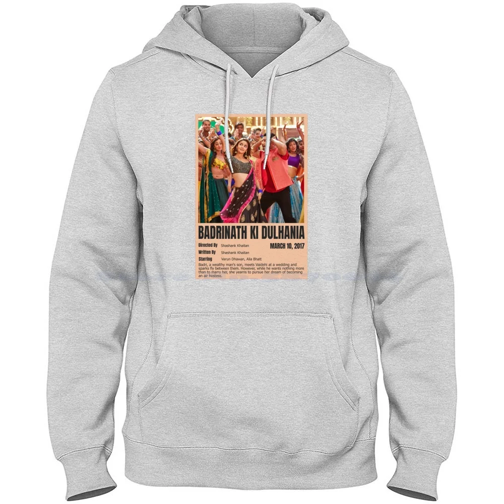 Badrinath Ki Dulhania , Varun Dhawan , Alia Bhatt 100% хлопок толстовка Badrinath Ki Dulhania Desi Cinema Alia Bhatt Varun