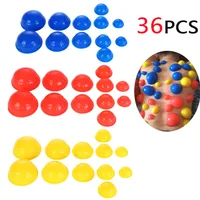 36/24Pcs Silicone Cupping Therapy Set Vacuum Suction Cups Fat Burner Anti Cellulite Cans Body Cupping Massager Slimming Scraping