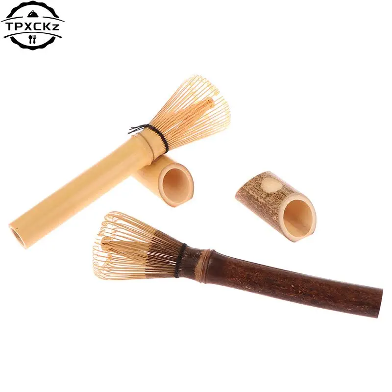 Matcha Whisk Long Handle Matcha Powder Brush Tool Ceremony Accessory Japanese Style Handcurled Bamboo Tea Whisk tea whisk,matcha brush