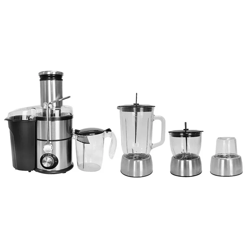 4 In 1 Stainless Steel Multifunctional Automatic Electric Juicer Blender  Carrot Fresh Fruit Juicer Mixer Grinders 3