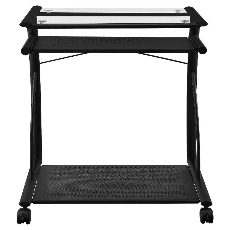 

Mobile Computer Desk - Black