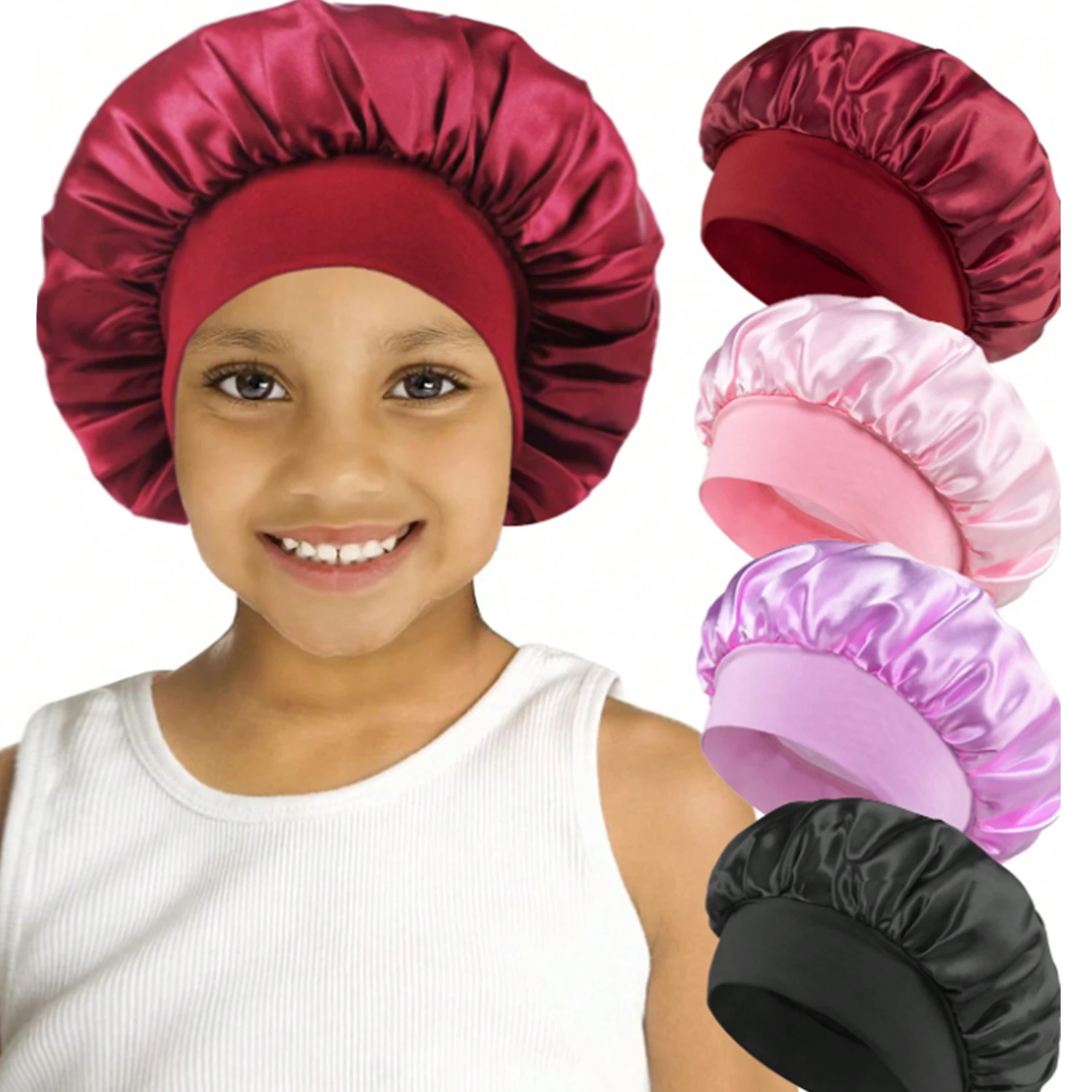 Children's Bonnet For Home Daily Leisure Sleep baby sun hat baby hat set