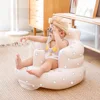 Infant Shining Baby Inflatable Sofa Children Puff Portable Bath Chairs PVC Multifunctional Seat Practice Sitting Bath Stool 1