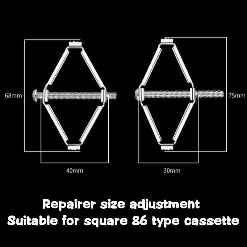Switch Socket Cartridge Restorer switch box wall socket box wall switch socket repairer electrical box repairer wall socket repairer dark box repairer Bottom Box Cable Box Junction Quick Installation Fixing Tool Type 86/118 Switch For Use
