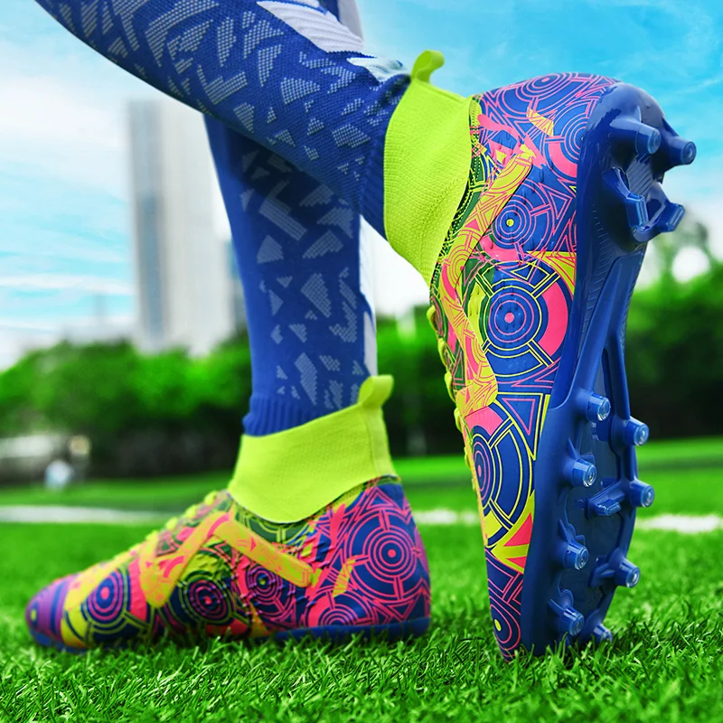 Soccer Football Shoes Men Kids Outdoor Non-Slip Breathable Size 34-45 football shoes