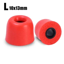 Premium Memory Foam Earbuds for Noise Isolation - Soft Replacement Ear Tips (3 Size Options) (Red L)