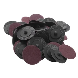 Disques abrasifs pour polissage, grain 120, 2 pouces, 50 pièces 