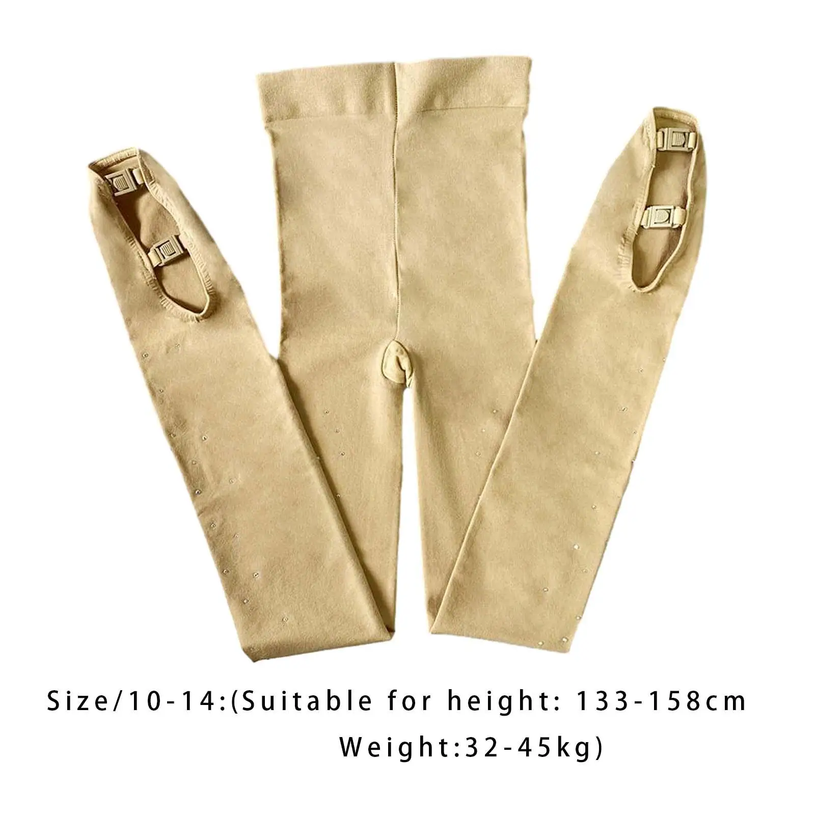 Ice Skating Tights Thermal Skate Tights for Training Competition Gymnastics