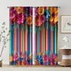 2pcs, Minimalist Curtains 2D print 2025-03-10_Carnival Celebrations Fabric (without rod) Decorations Outdoor Perfect for Bedroom 2