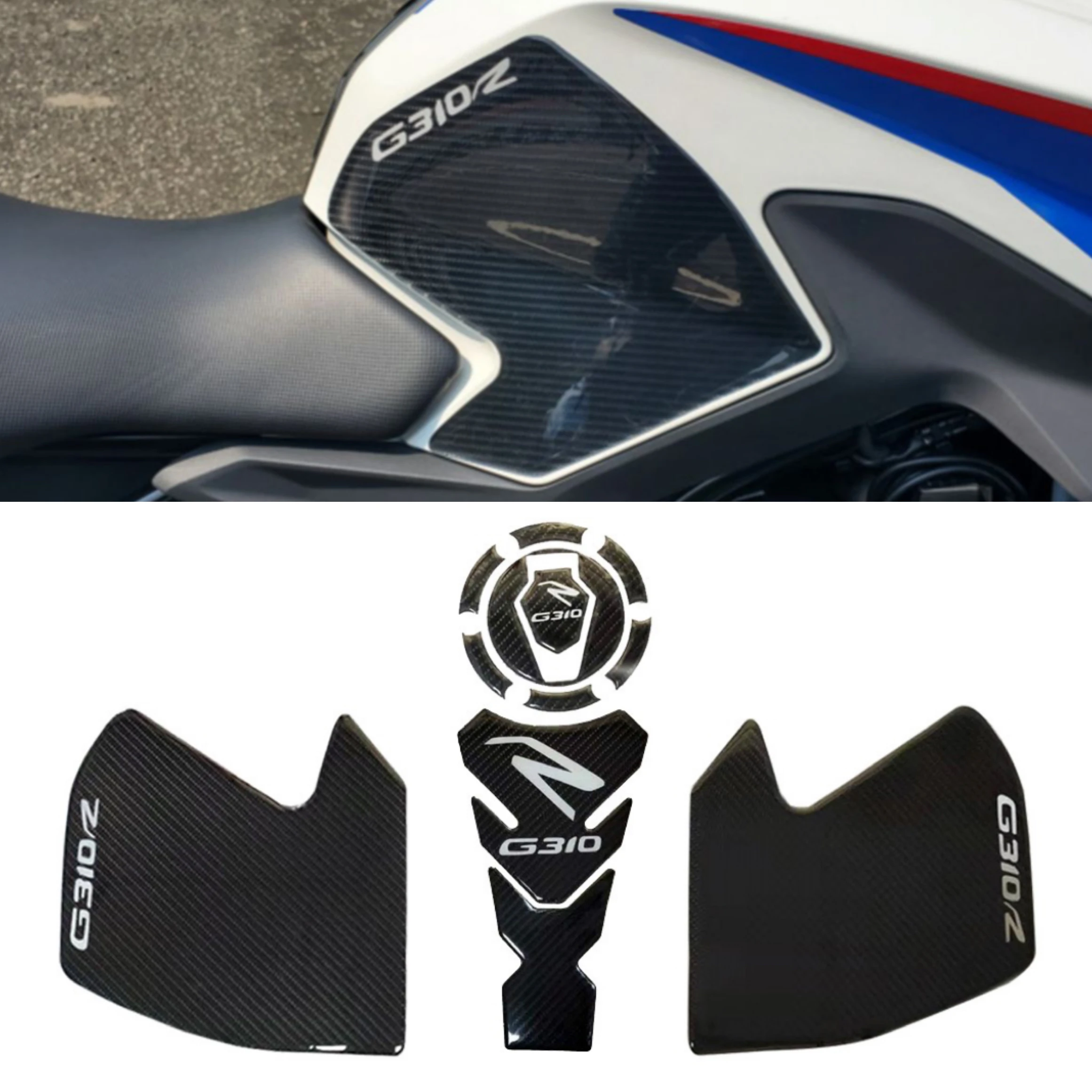 

Для BMW G310R G 310 R 310R 2017-2020 мотоциклетная противоскользящая подушка для топливного бака Наклейка защитная наклейка