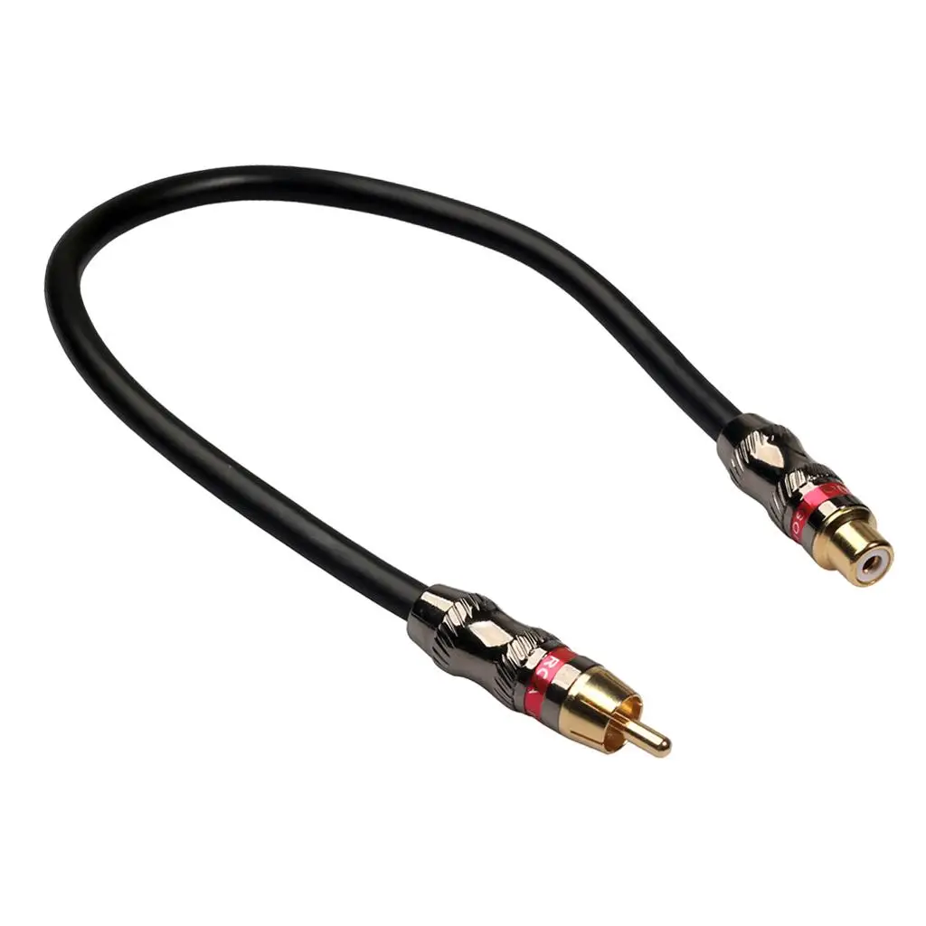 RCA Male to Female Audio Extension Video Cable DVD Subwoofer Adapter 0.3m