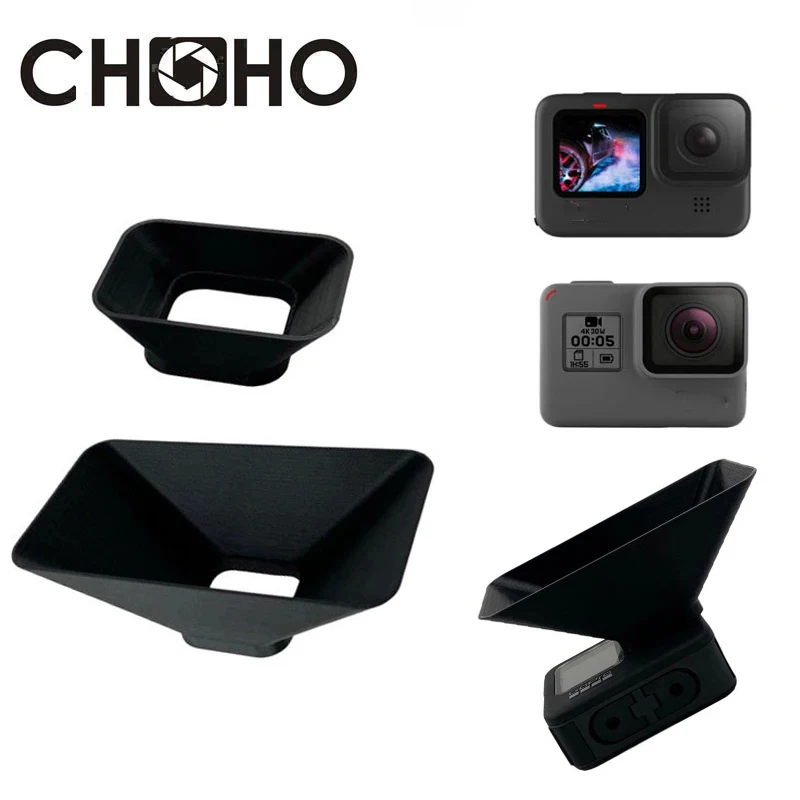 Per Gopro Hero 9 10 11 12 Nero 5 6 7 Accessori Paraluce Custodia Protettiva Antiriflesso Lente Parasole Per Go Pro Hero Black