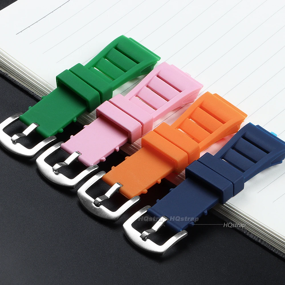 Silicone Sport Watch Strap - Soft Rubber Wristband for Men & Women, 17mmX21mm Replacement Bracelet