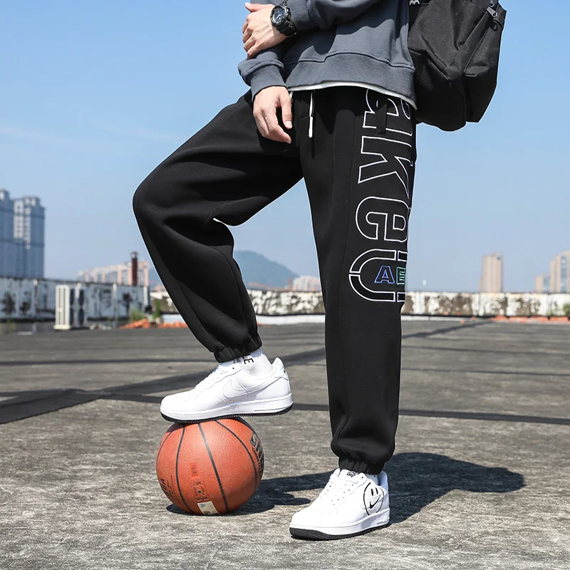

Men Casual Sports Pants Running Workout Jogging Long Pants Print Gym Sport Trousers for Men Jogger Sweatpants M-8XL YBk2205