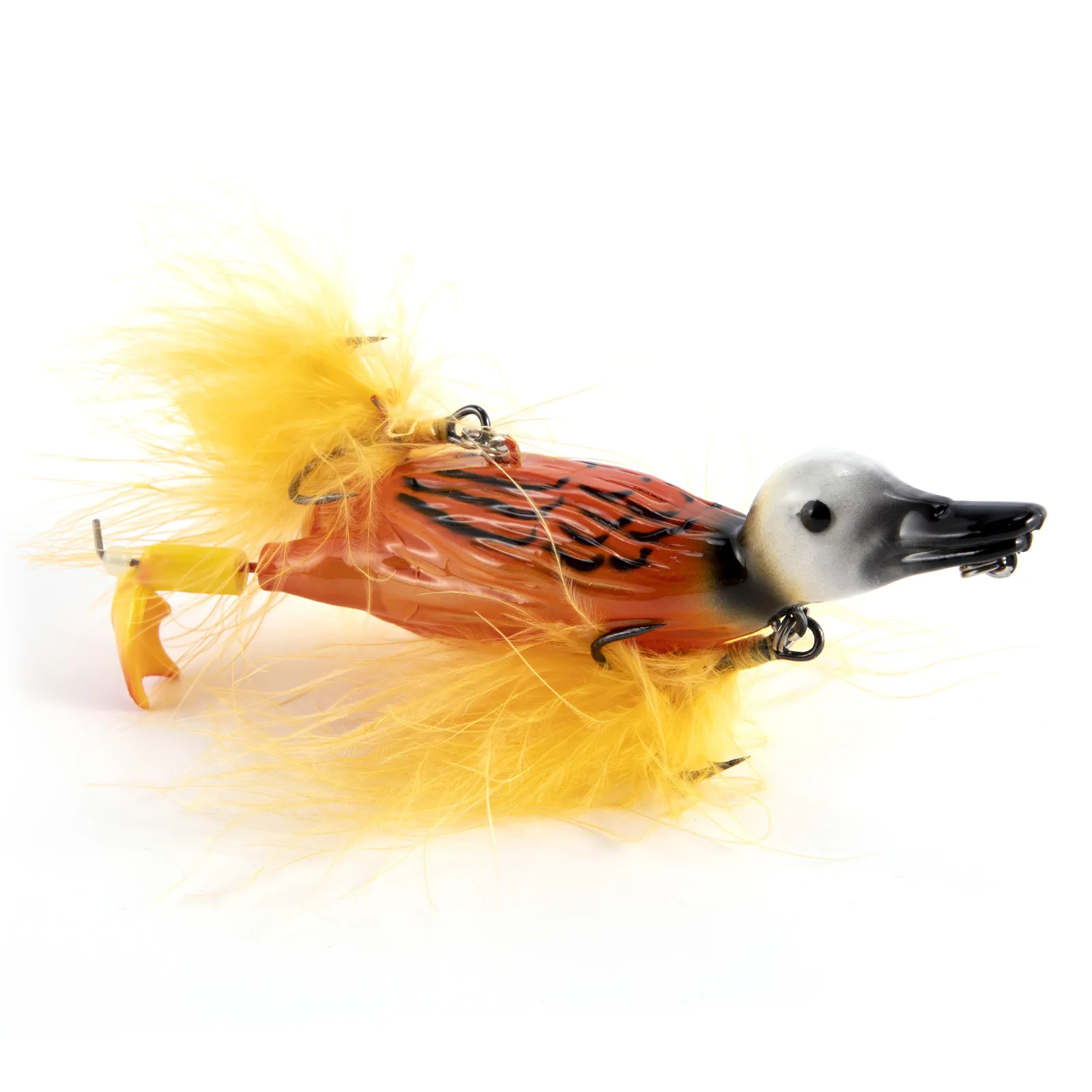 Topwater Duck Fishing Lure 105mm Lifelike 3D Duck Poppers Floating Hard  Bait Feathered Hooks Artificial Bait Bass Pike Catfish - AliExpress