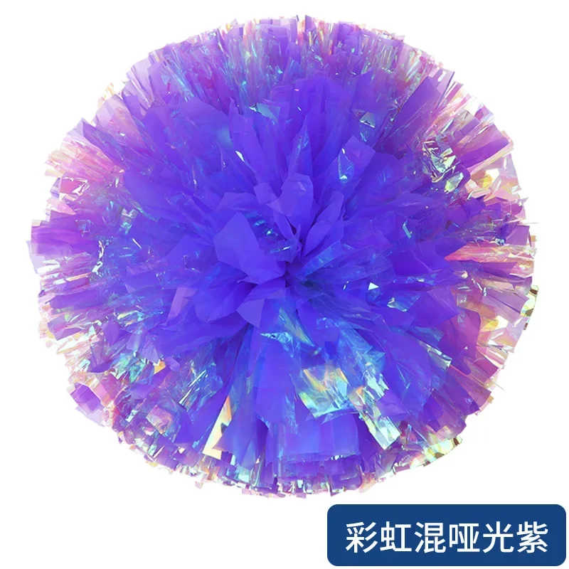 Cheerleading Pom Poms Cheerleading Ball Cheerleading Pom Poms Hand Finger Cheer Balls Pink and White Gold Silver Red Green Dance Pompoms Accessories for Women Girl Kids