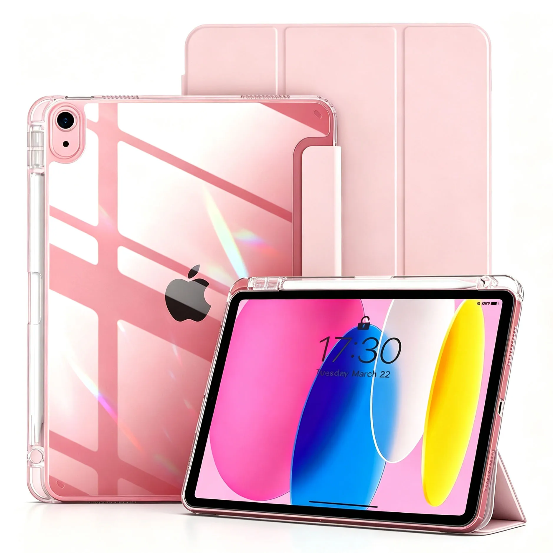 Magnetic Flip Smart Transparent iPad Cover