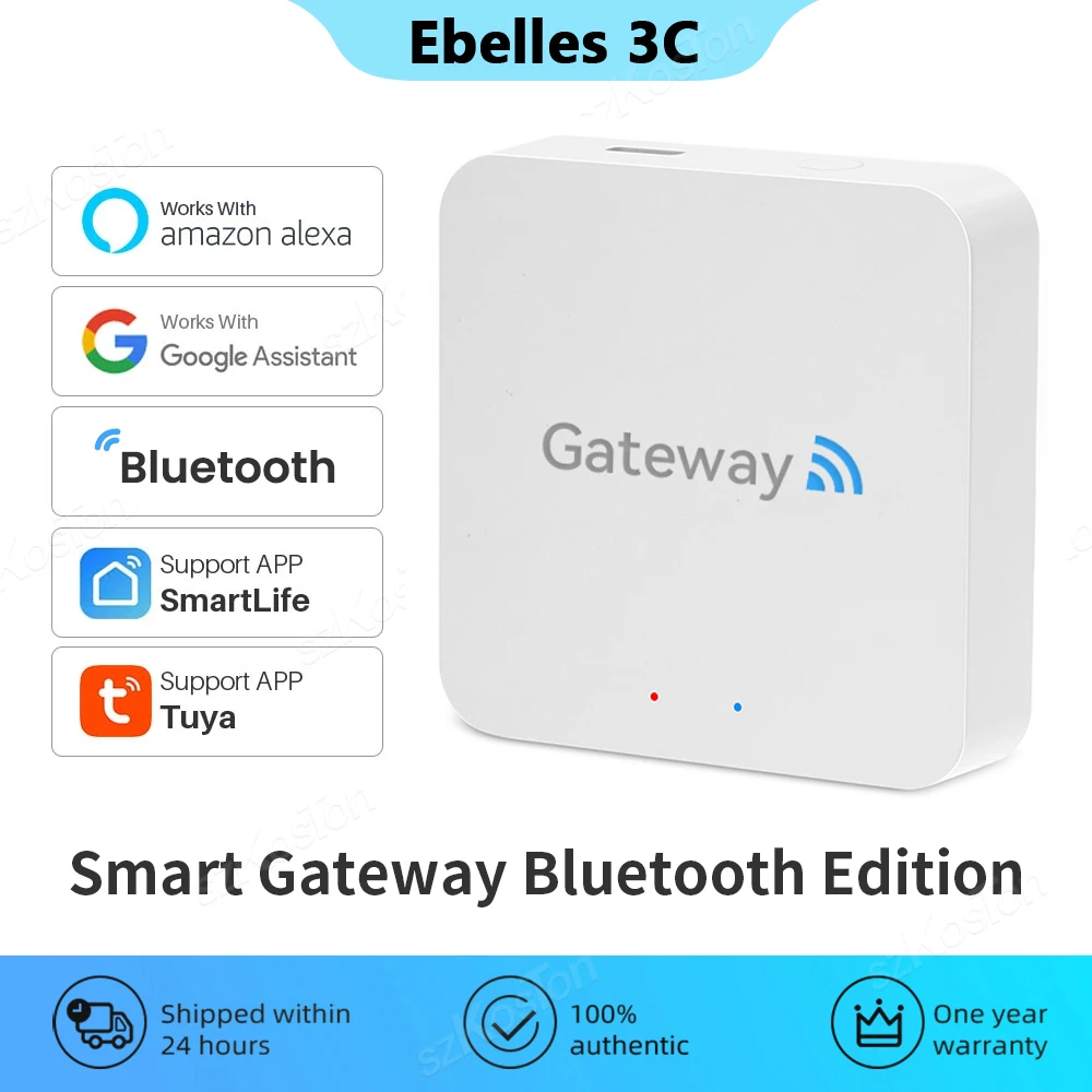Tuya Smart Gateway Hub Gateway Wireless Compatibile Con Bluetooth Smart Home Bridge Bt A Wifi Smart Life App Funziona Con Alexa Google