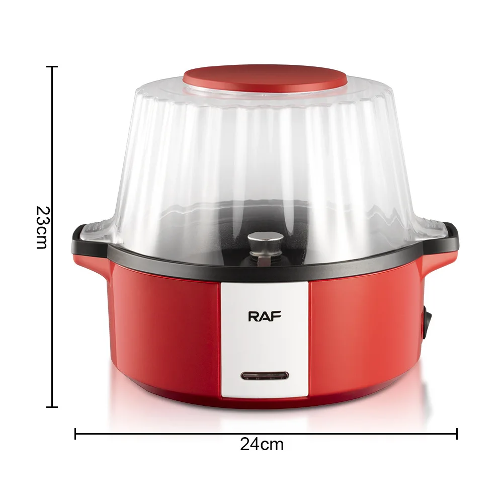 Popcorn Machine Large Lid Quick Heating Home Popcorn Machine Mini Puffing for and Roasted Nuts