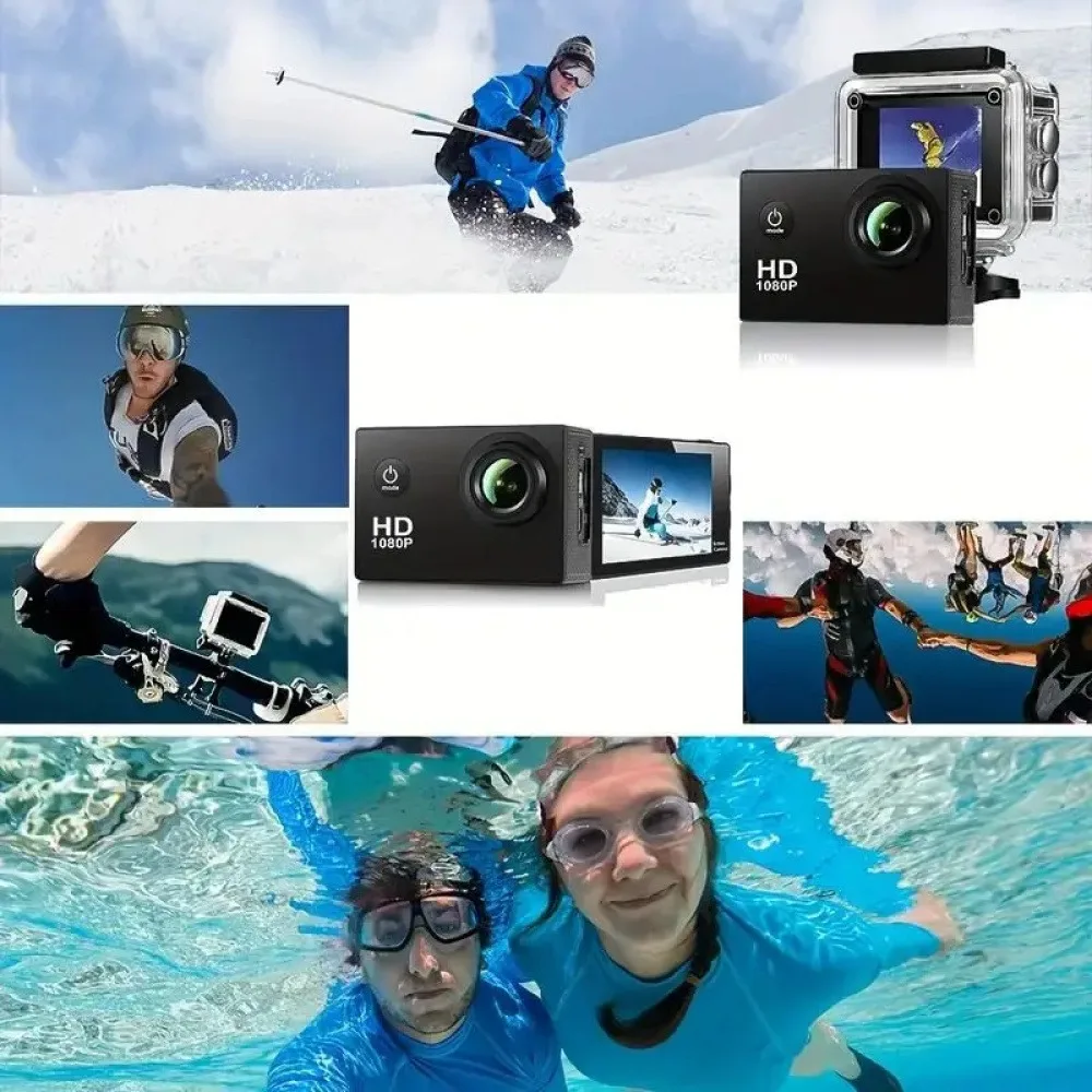 4K 울트라 HD 액션 카메라 Wifi 900mAh 방수 케이스 야외 스포츠 헬멧 비디오 녹화 카메라 2.0 HD 화면