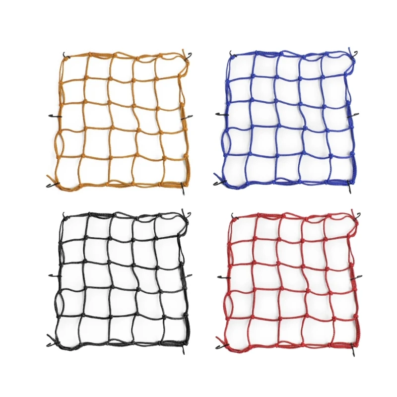 

Cargo Net Rubber Net Heavy Duty Bungee Net Gear Helmets Luggage Thicken Netting Dropship