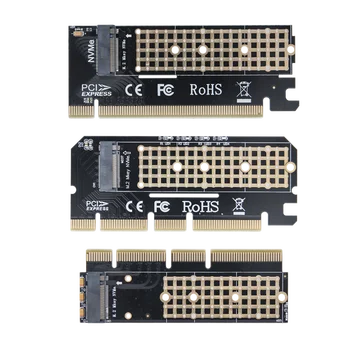 M.2 NVMe M-Key to PCIe 3.0 SSD Adapter Card  PCIe X4 X8 X16 For Desktop PC PCI-E Graphics Card Sot