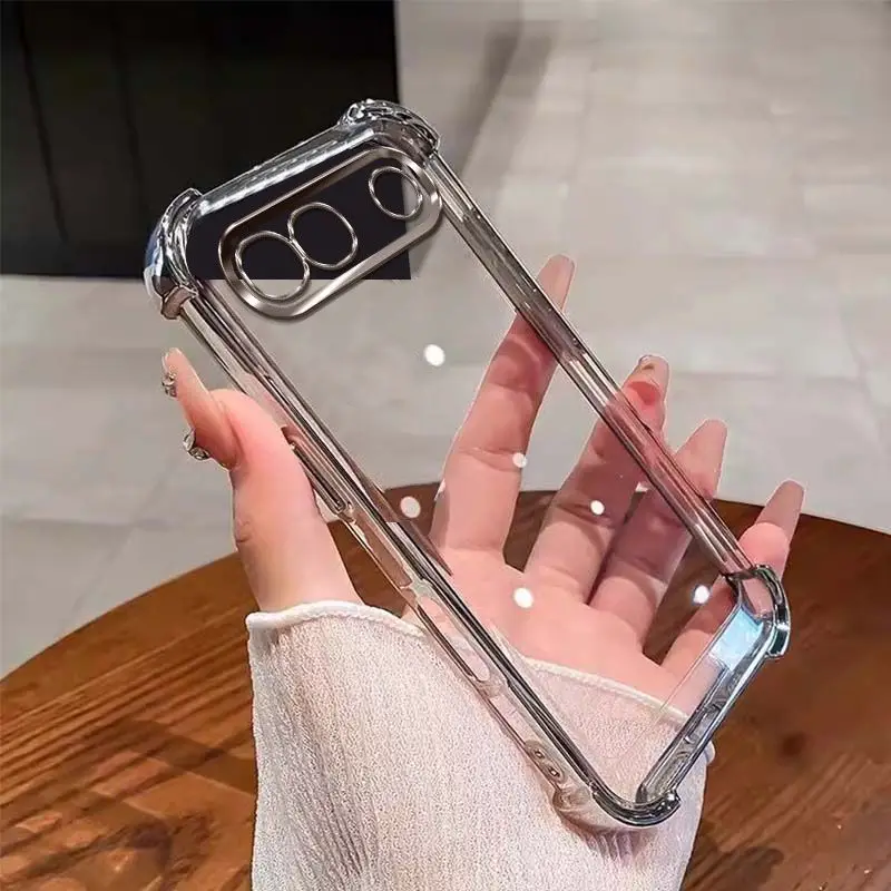 Enhanced Shockproof Plating Silicone Phone Case Cover